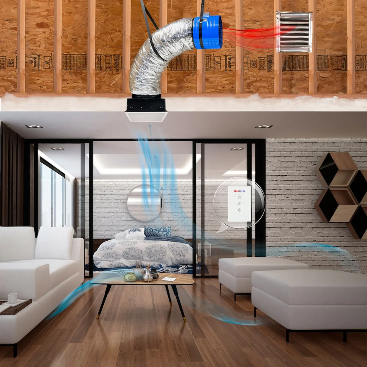 QuietCool Whole House Fan